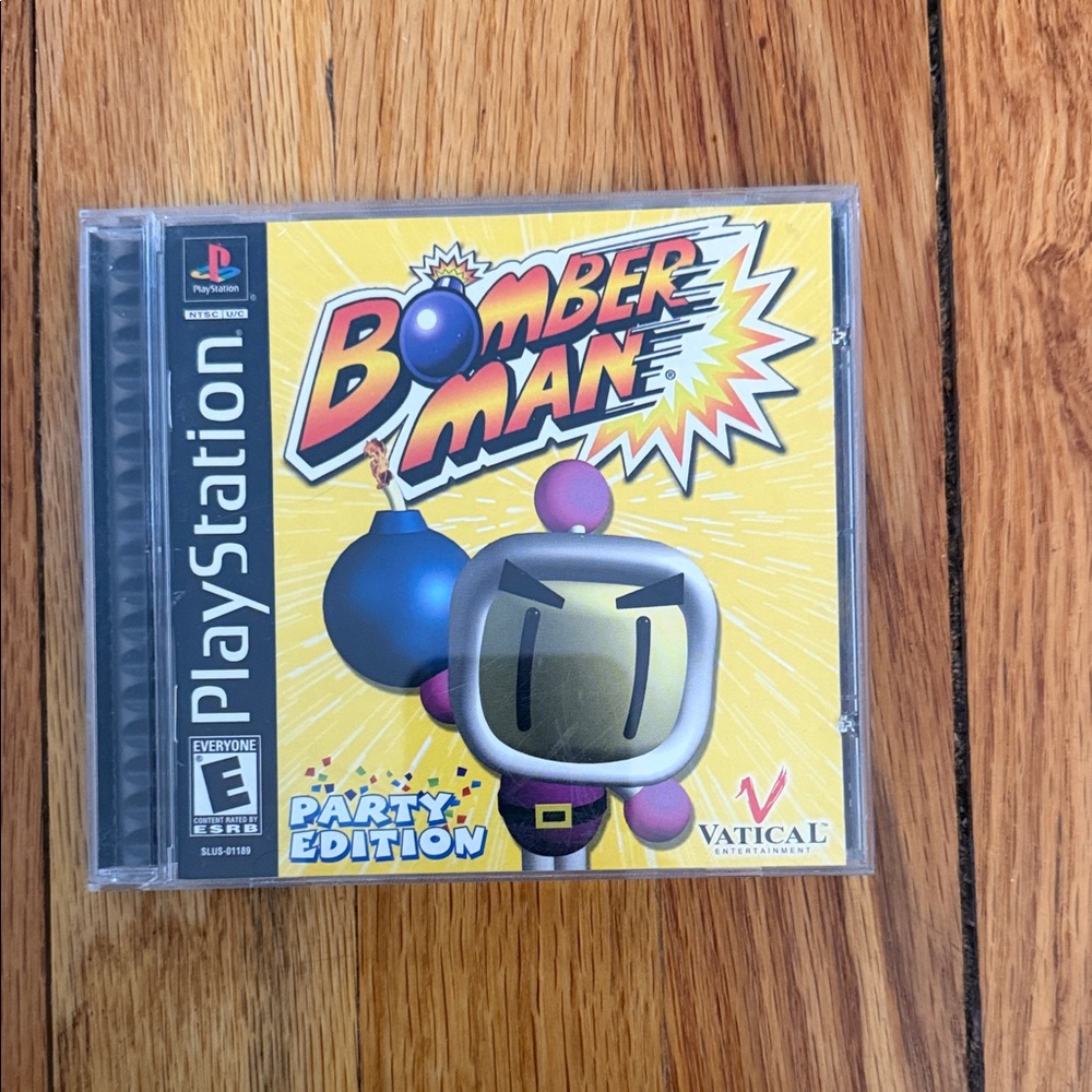 Bomberman Party Edition for PlayStation - Yellow Cover